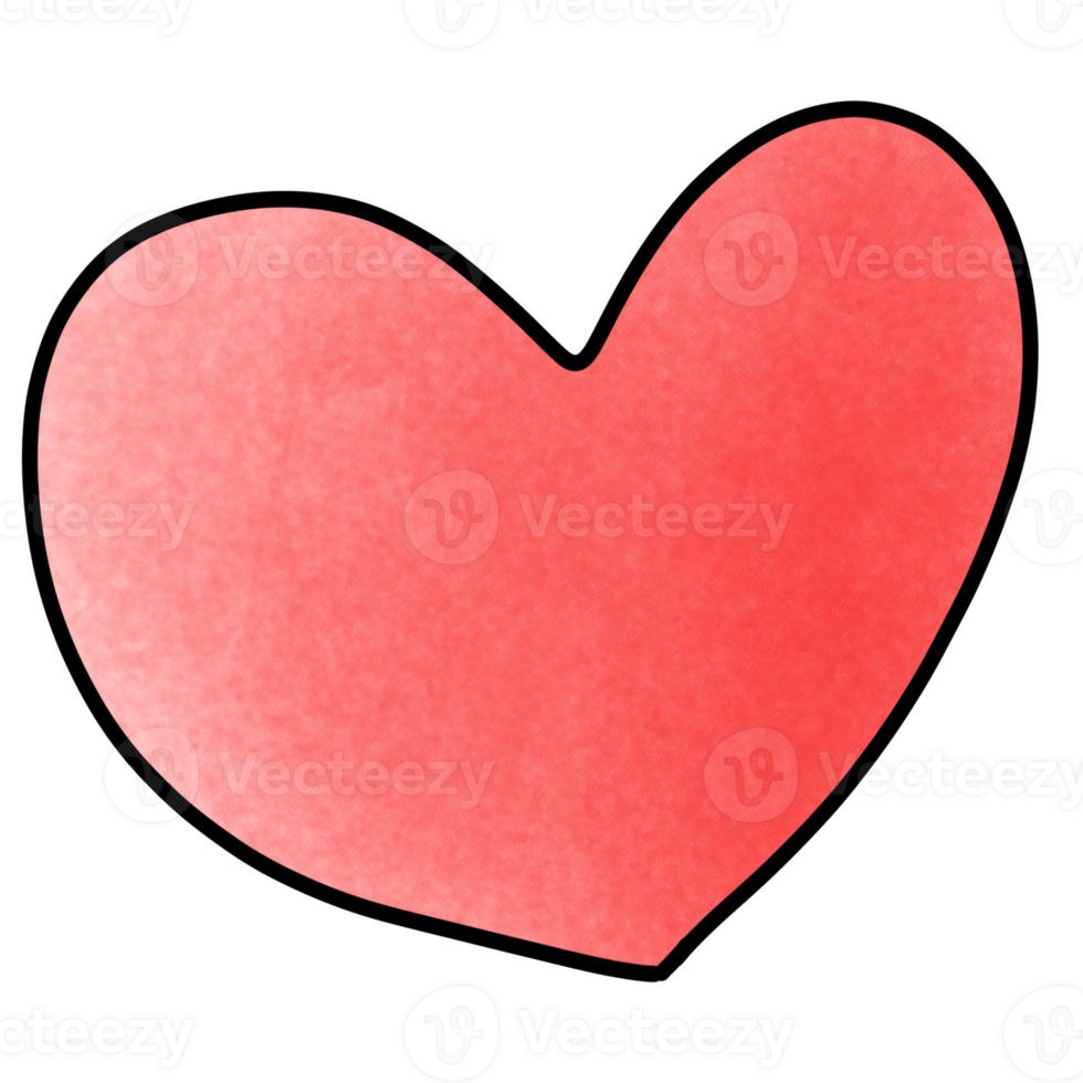 The heart so cute png