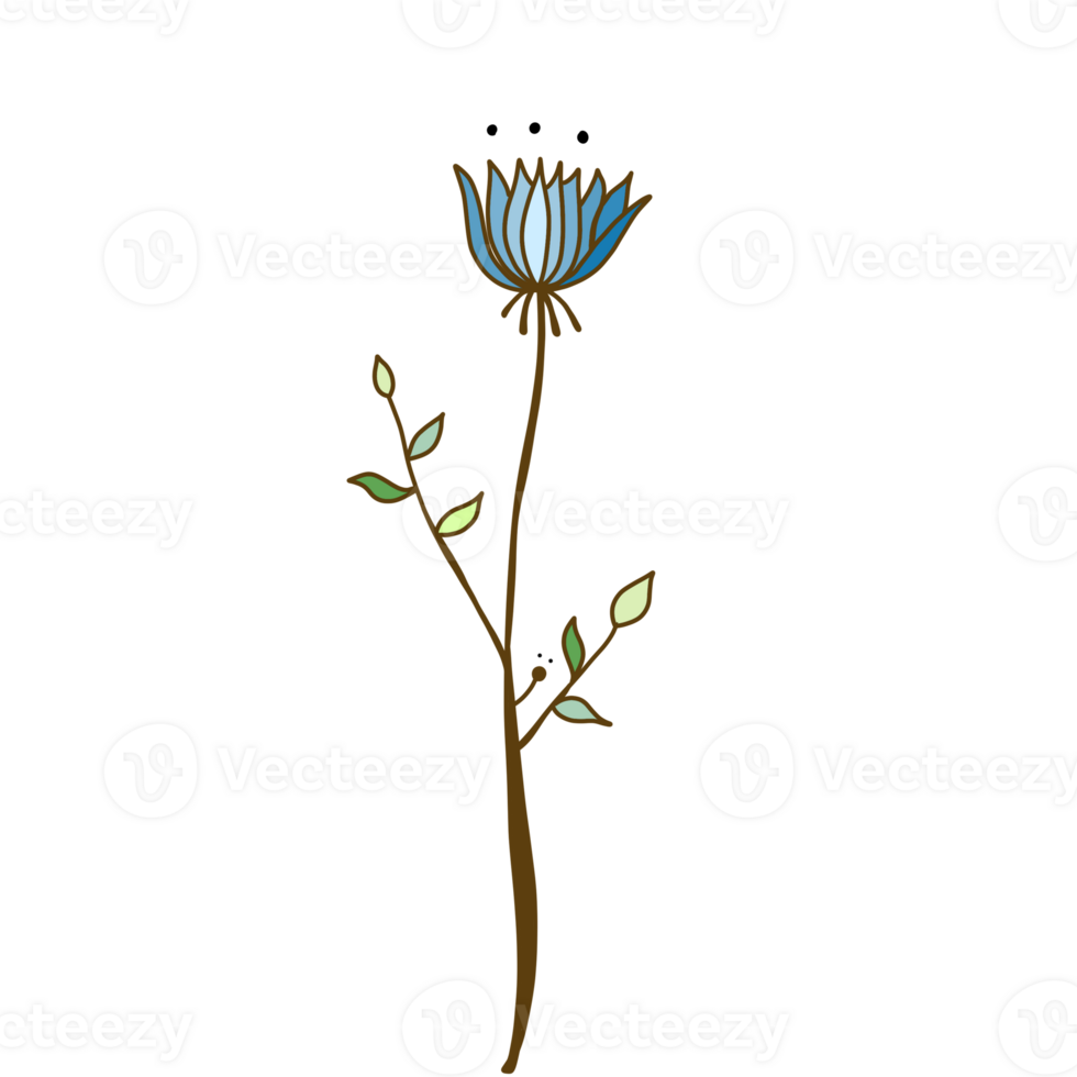 a branch with leaves and green leaves on it png