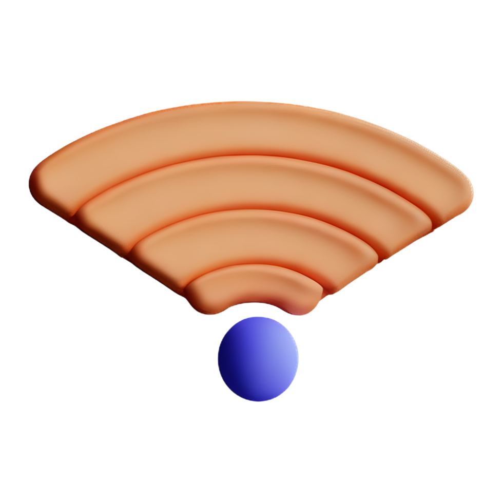 icône wifi 3d png