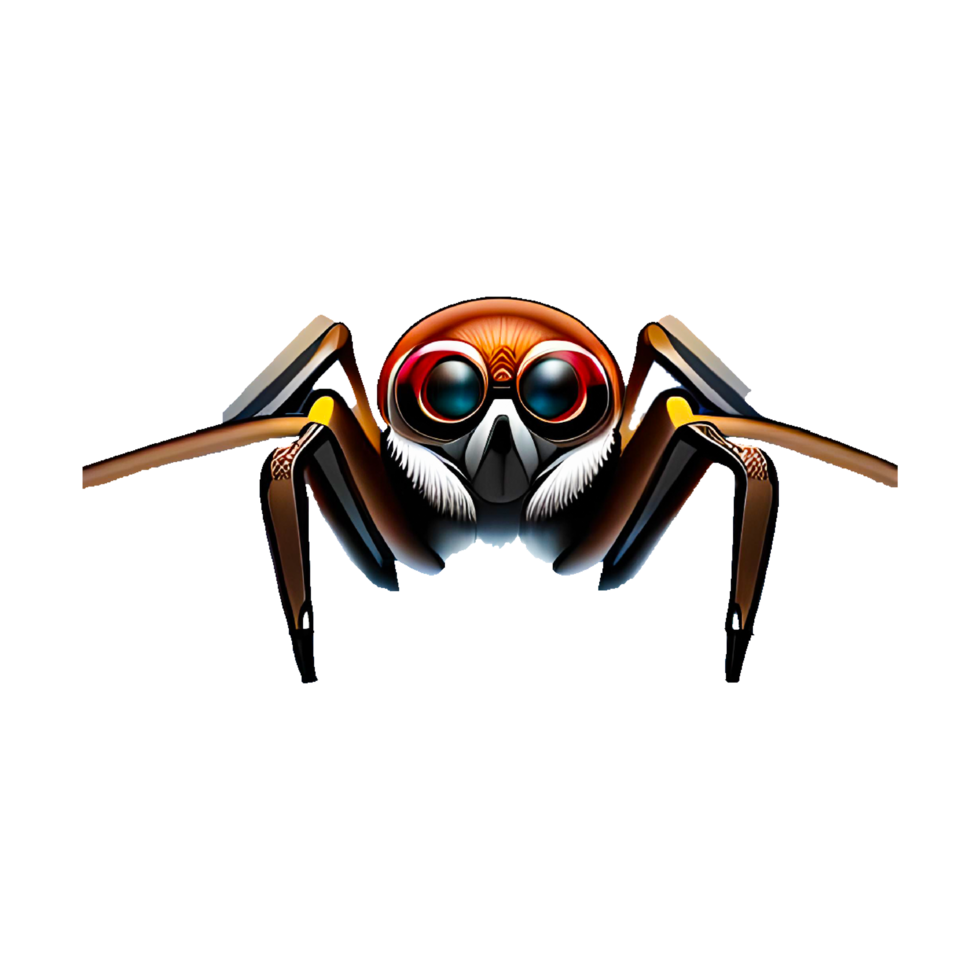 grande aranha png generativo ai