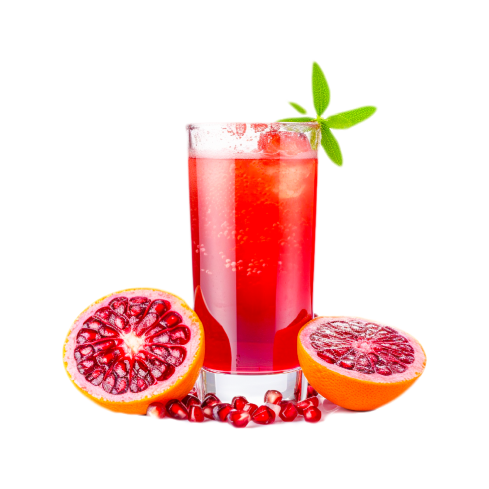 Fresh pomegranate juice png