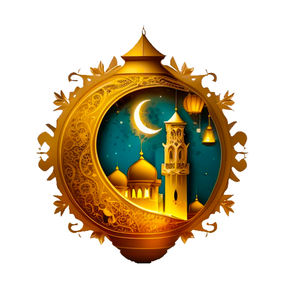 bellissimo Luna moschea disegni per il tuo islamico progetti png, eid al-Fitr islamico architettura eid al-Adha eid mubarak, Islam trasparente sfondo png clipart generativo ai