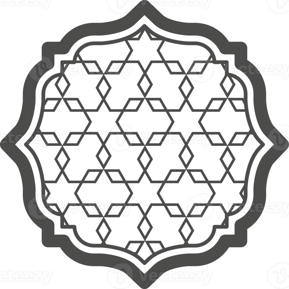 Ramadã janela com padronizar. árabe quadro, Armação do mesquita porta. islâmico Projeto modelo. oriental decoração com ornamento. png