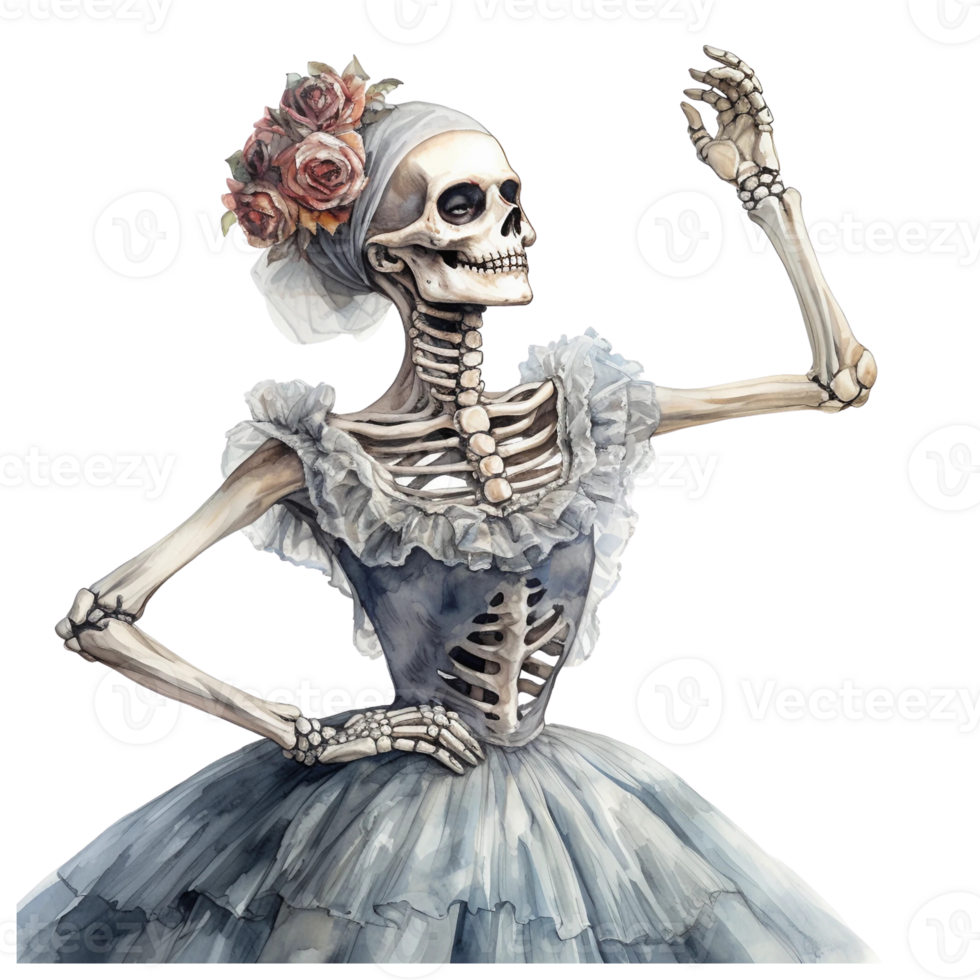 Victoriaans halloween waterverf png