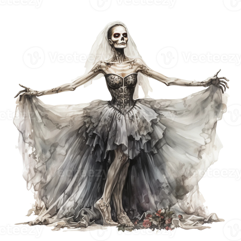 Victorian Halloween Watercolor png