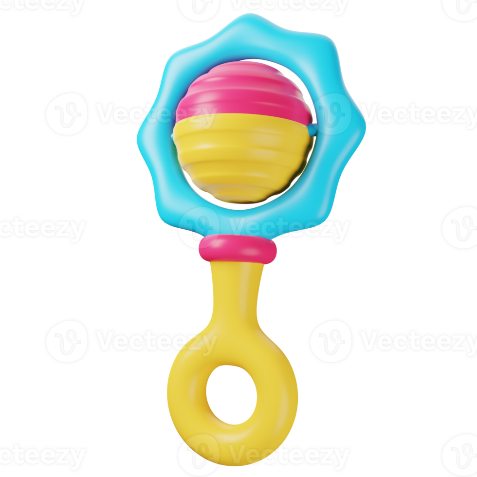 3D Baby Rattle png