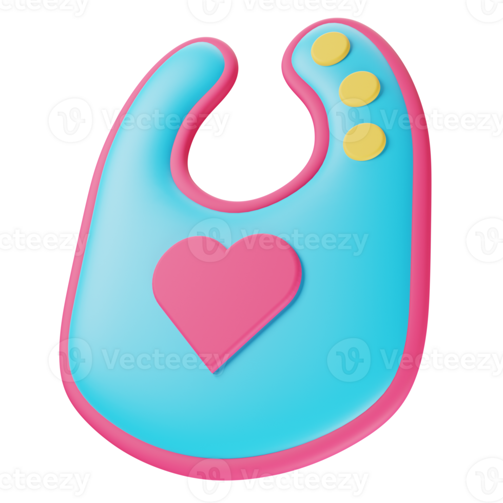 3D Baby Bib png