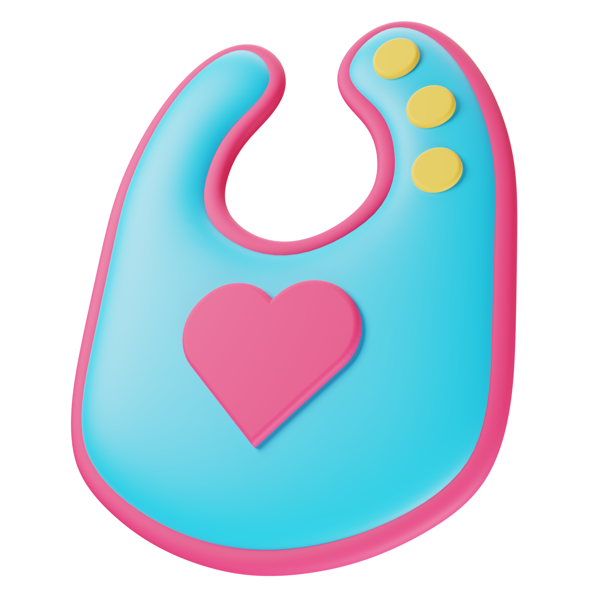 3D Baby Bib 27147862 PNG