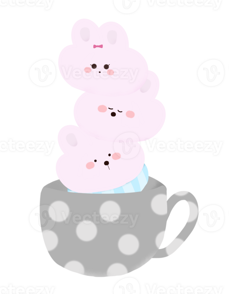 Rabbit and friends png