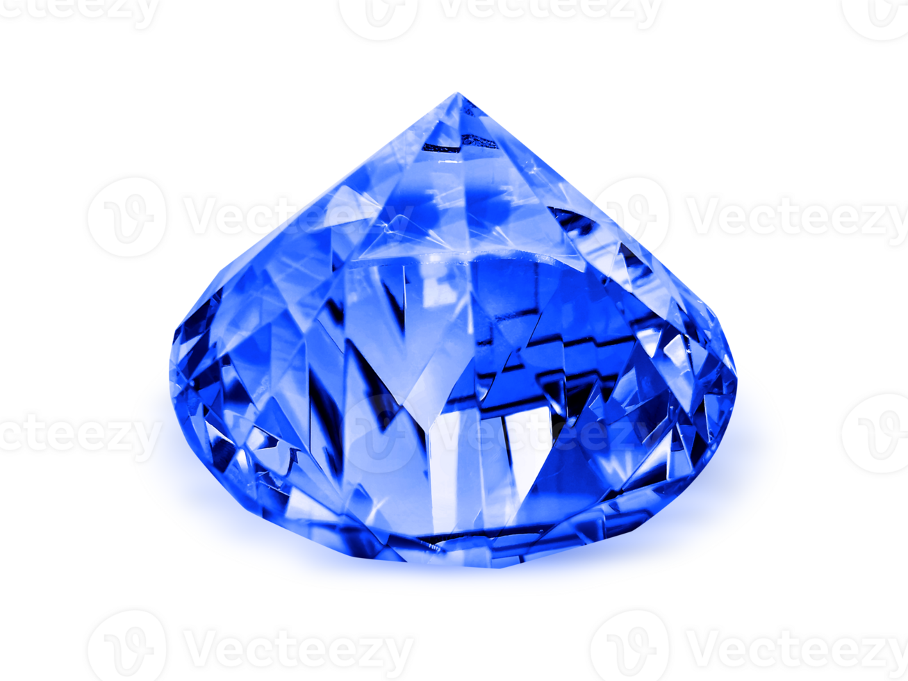 Dazzling diamond blue, transparent background png