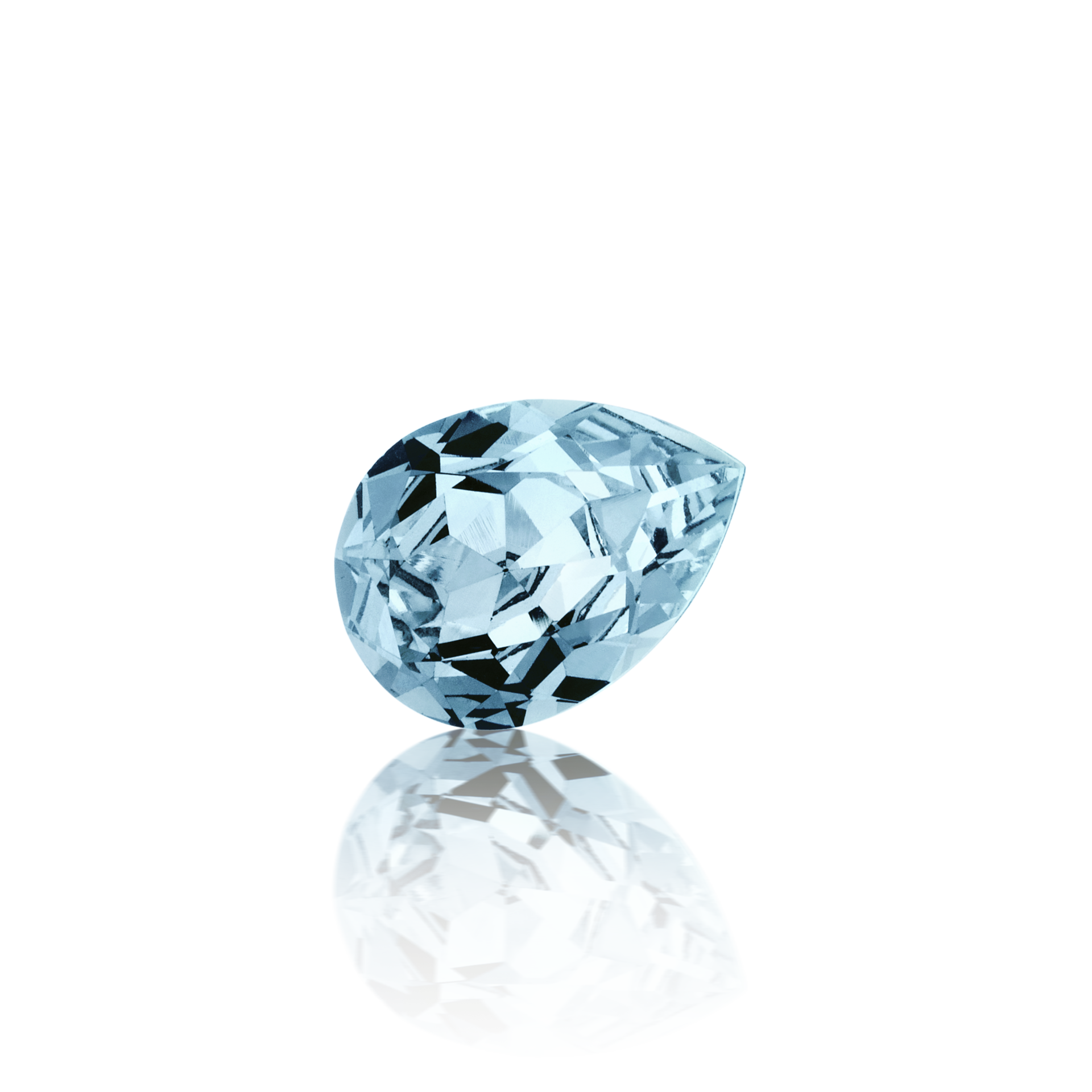 Macro stone mineral faceted aquamarine transparent background 27148104 png
