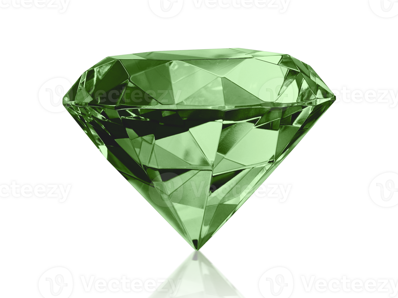 deslumbrante diamante verde, transparente fundo png