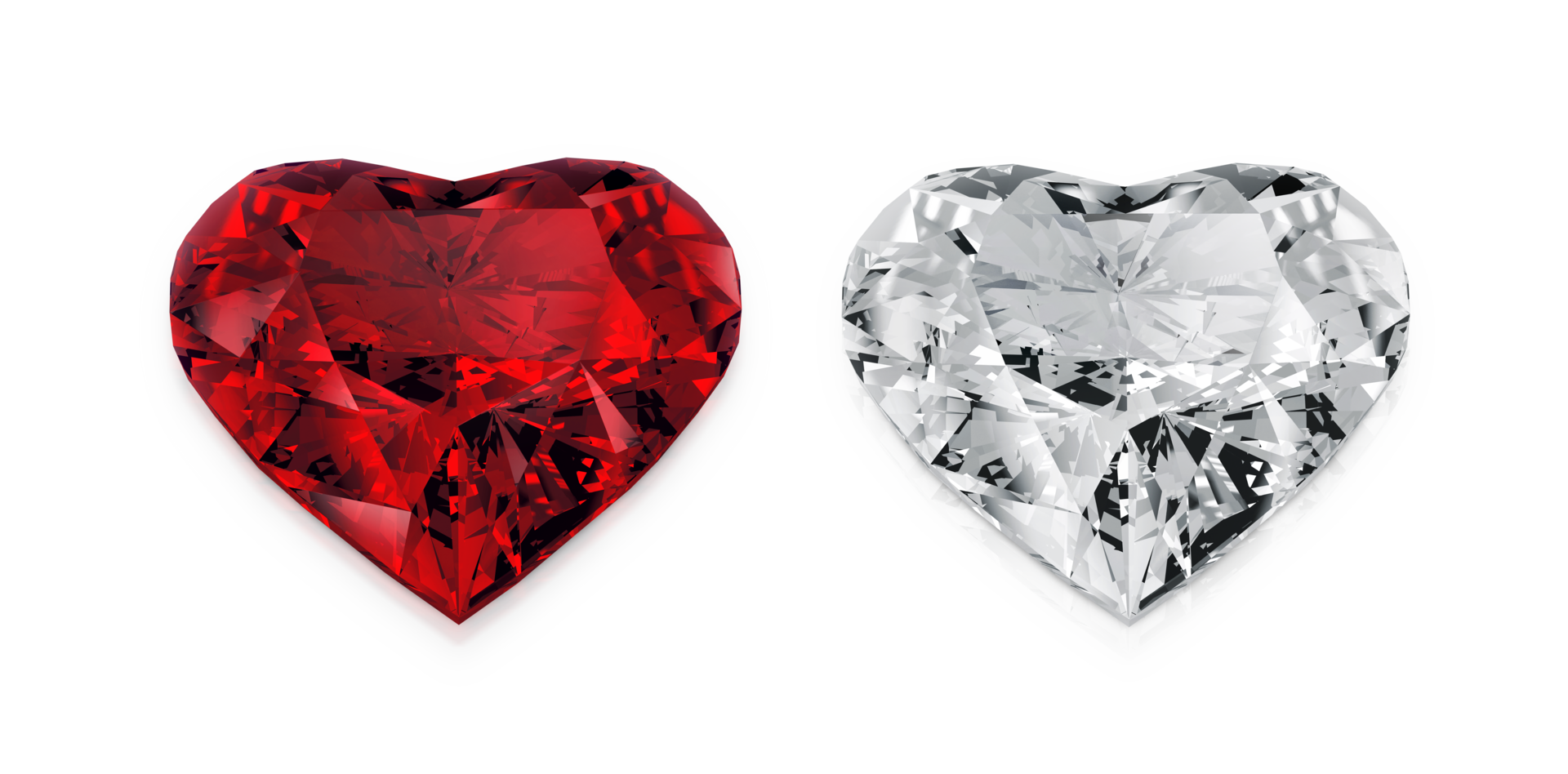 Heart shaped diamond, transparent background 27148154 PNG