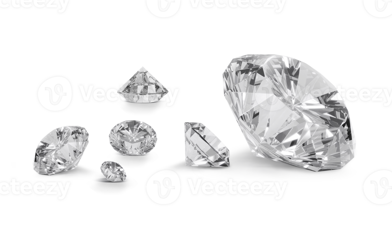 Shiny brilliant diamond placed on transparent background 27148169 PNG