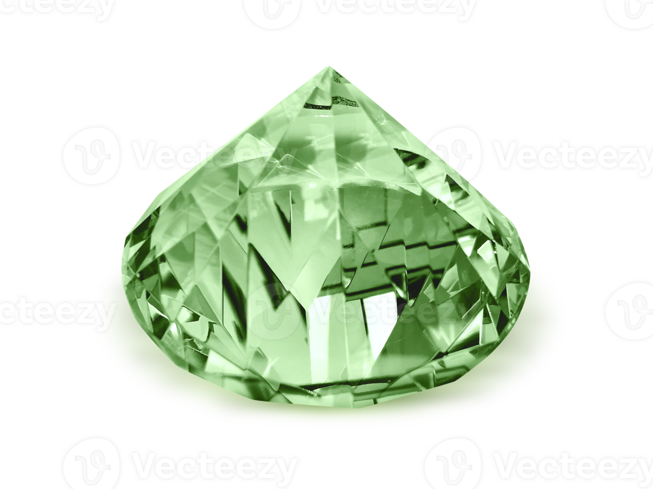 deslumbrante diamante verde, transparente fundo png