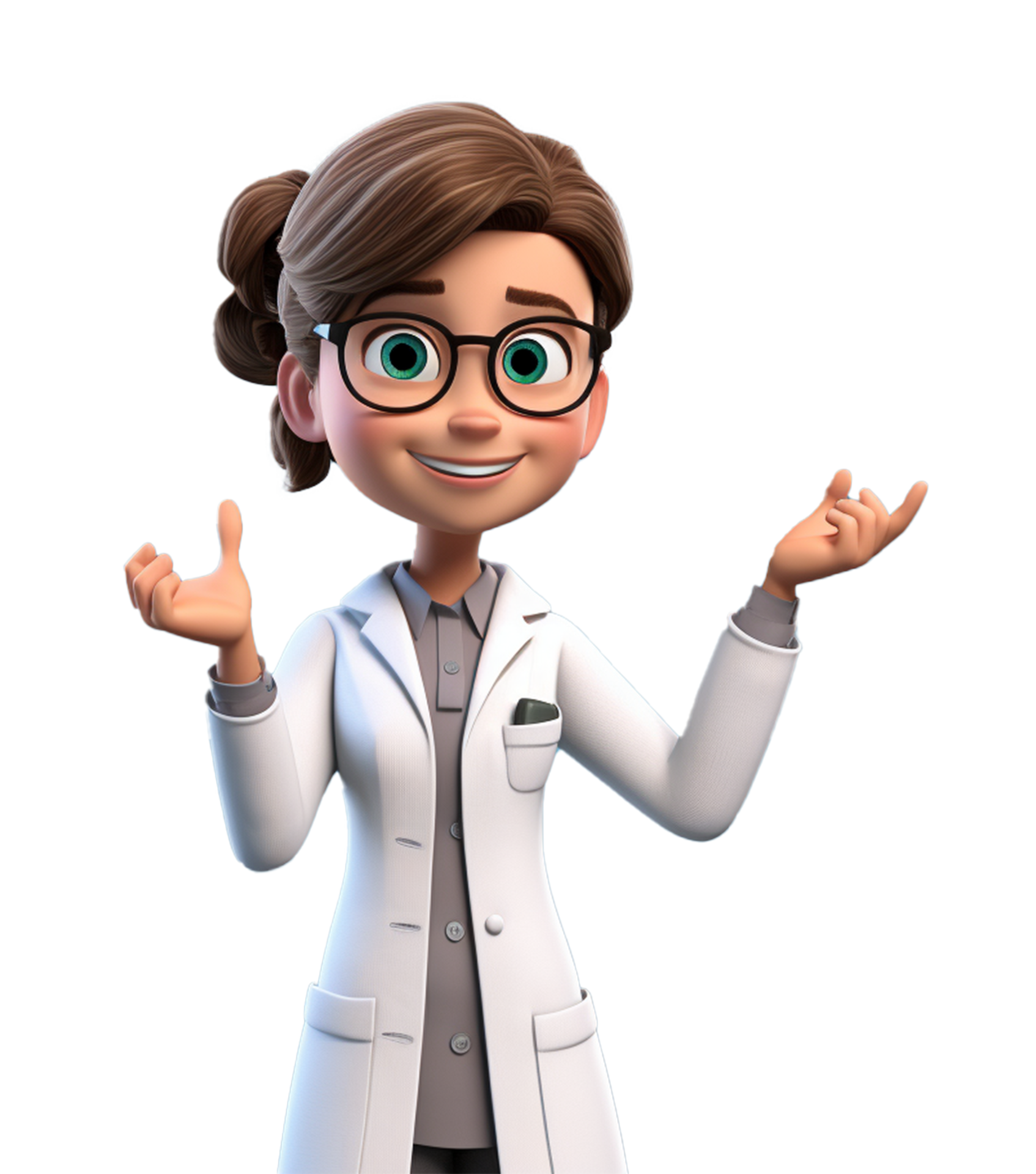 cartoon woman doctor