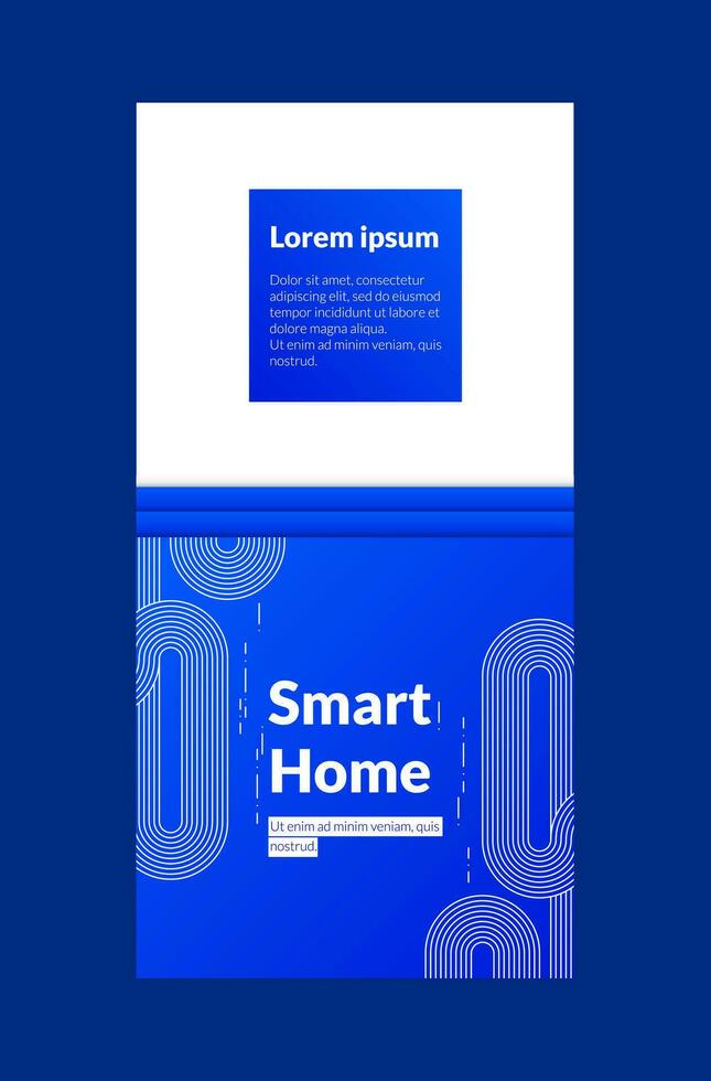 Secure technology illustration with a futuristic home automation concept. White lines pattern design. Vector banner set for smart home, network, privacy, and electronic safety. Infinity symbol.