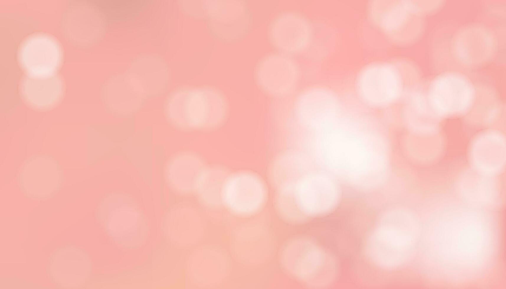 Shiny pink bokeh background. Abstract design for Valentine's Day, celebration, and festive occasions. Vector illustration with soft glow. Defocused circles create a romantic atmosphere