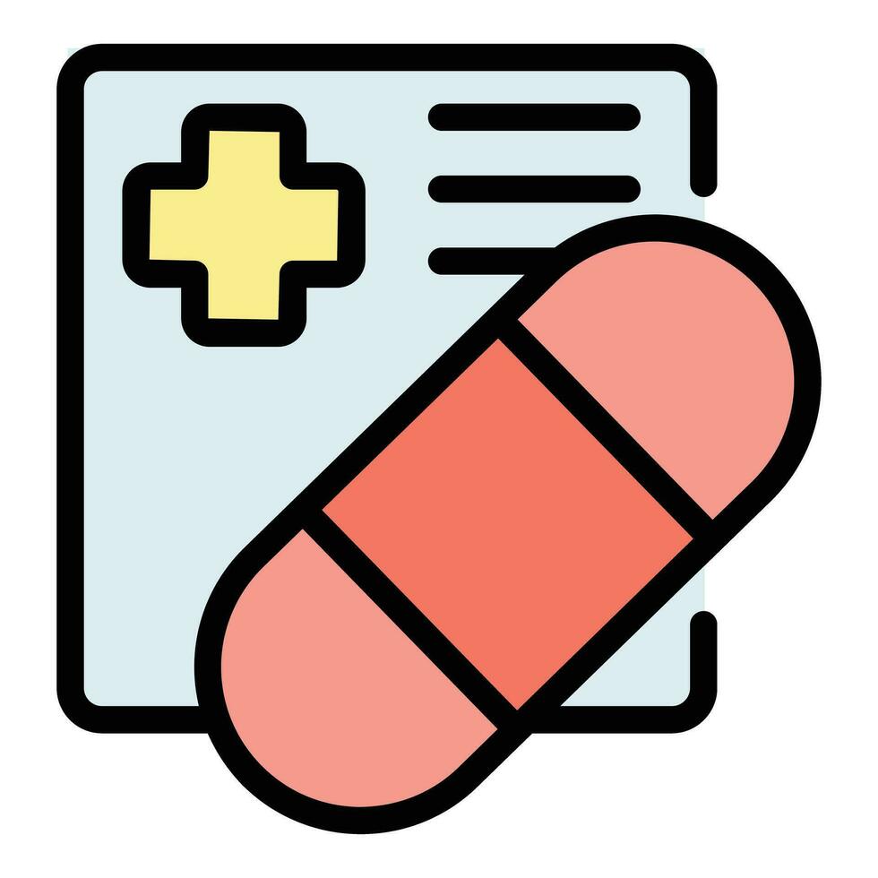 Vitamin pills jar icon vector flat