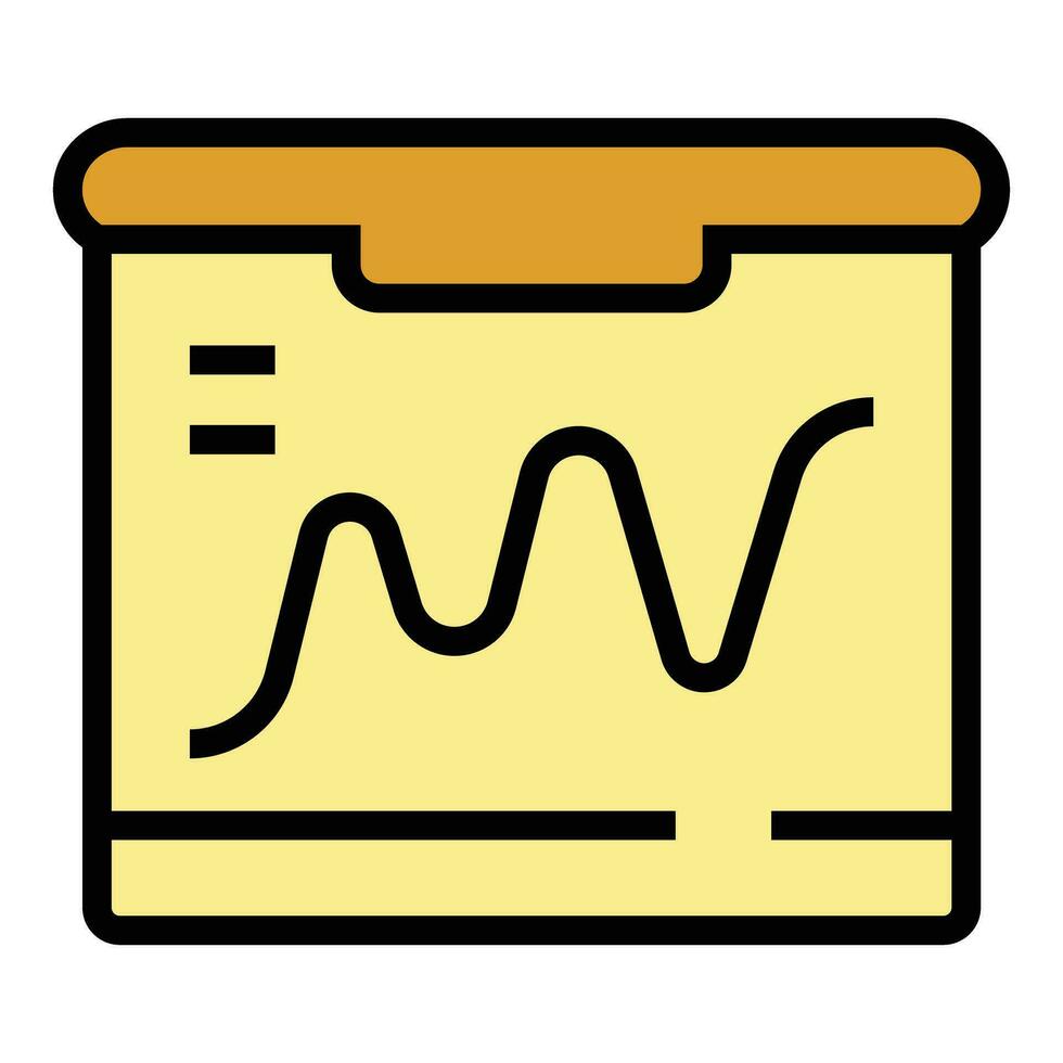 Speaker banner icon vector flat