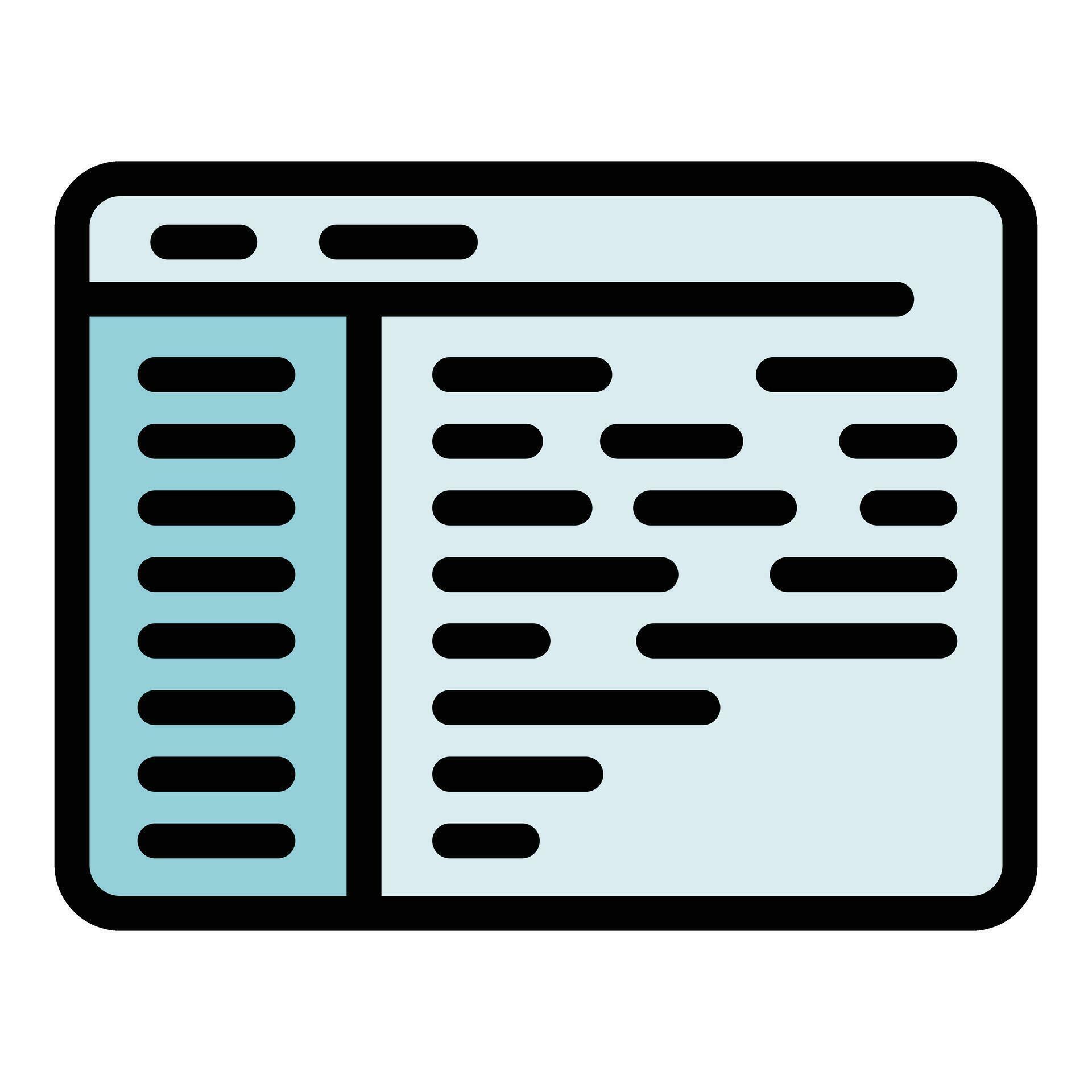 Web page code icon vector flat 27149159 Vector Art at Vecteezy