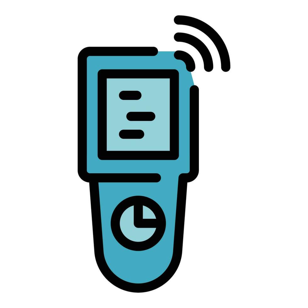 Camera remote control icon vector flat