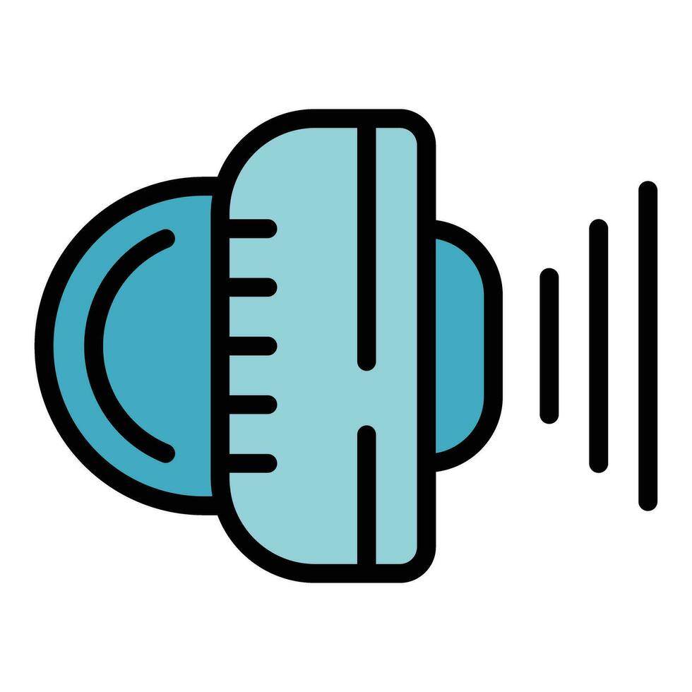 Megaphone case icon vector flat