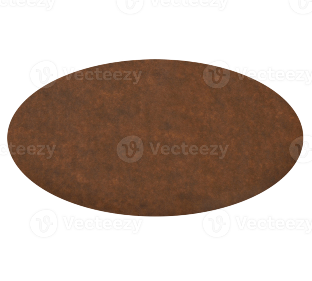 Paper confectionery napkin with solid brown texture png