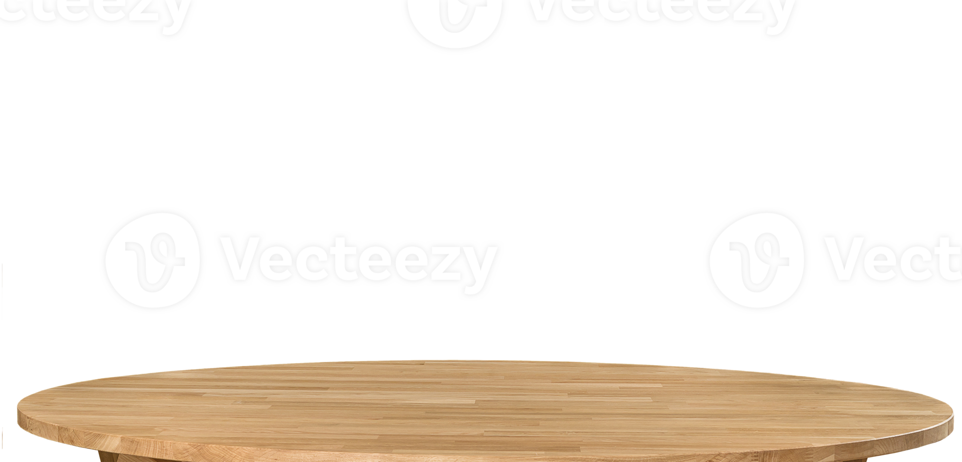 Wooden dinner table surface, png illustration. Natural wood furniture