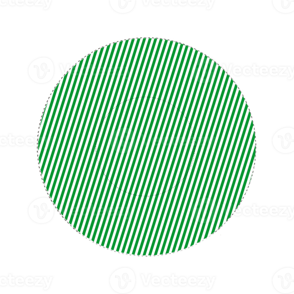 Round icon with green lines pattern 27149905 PNG