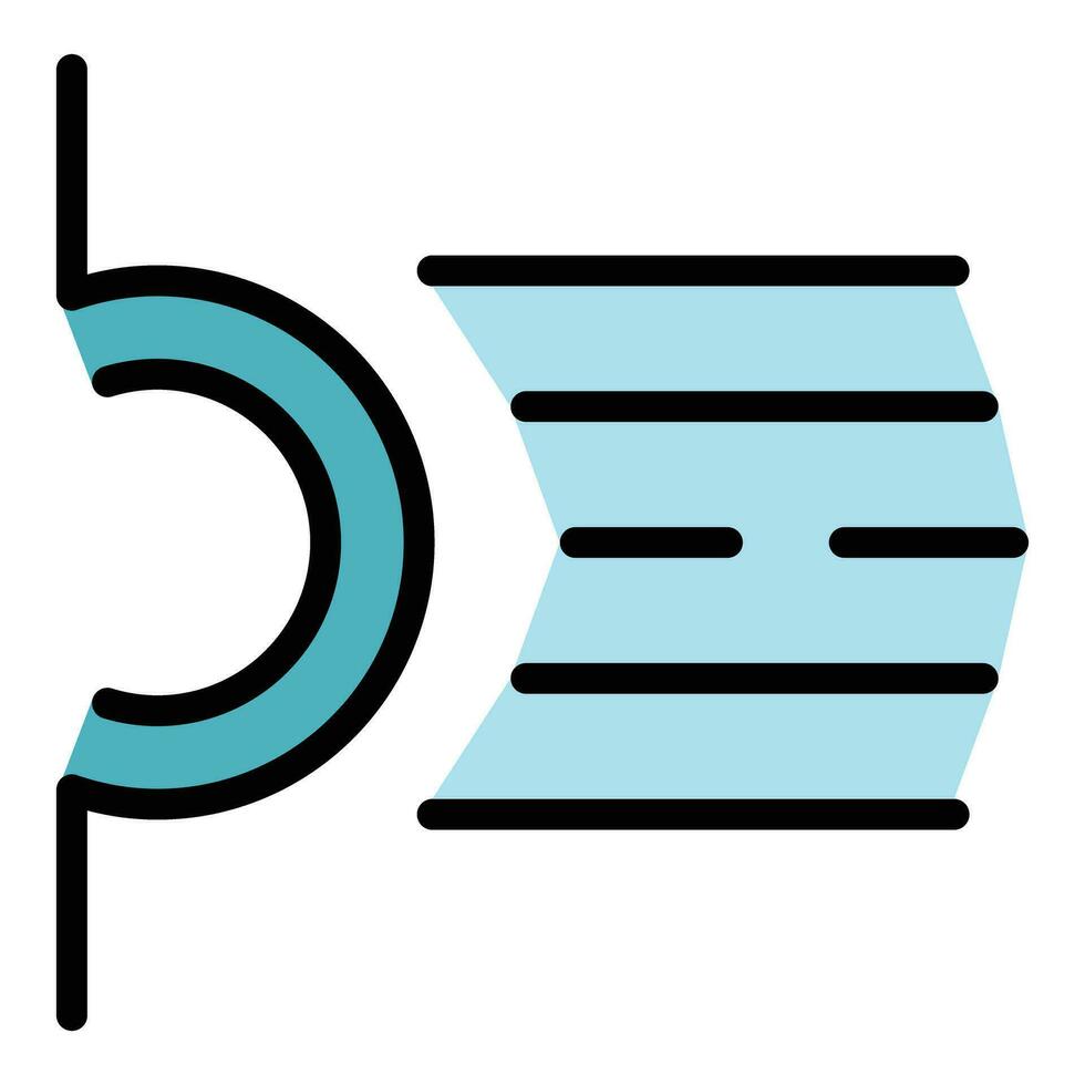 Power shower icon vector flat