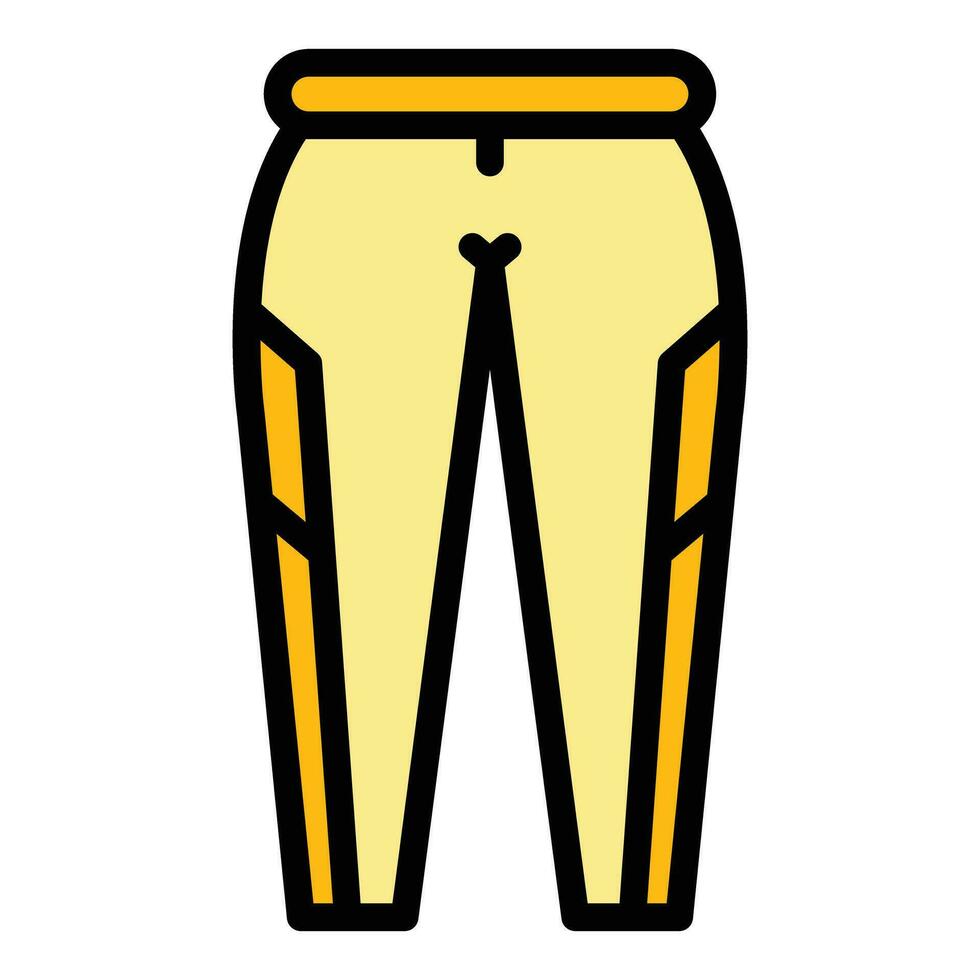 Outfit pants icon vector flat