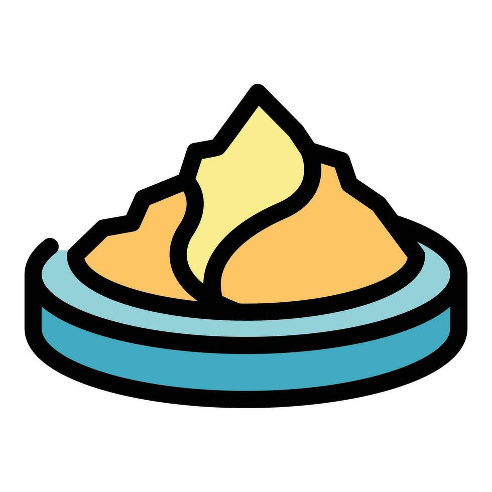Legume bean icon vector flat