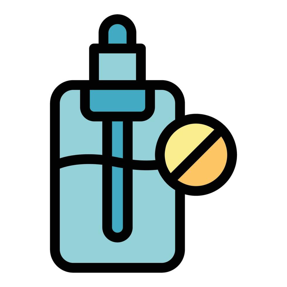 Syrup legume icon vector flat