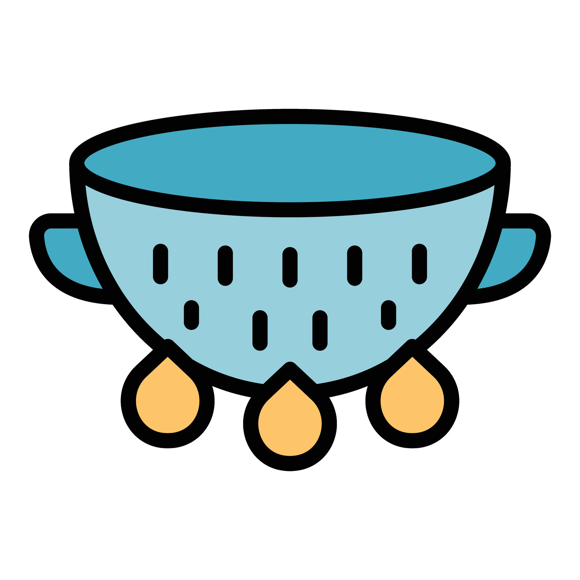 New colander tool icon vector flat 27150395 Vector Art at Vecteezy