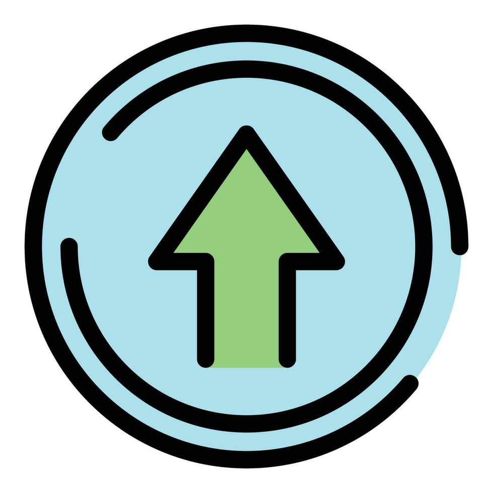Countdown duration icon vector flat