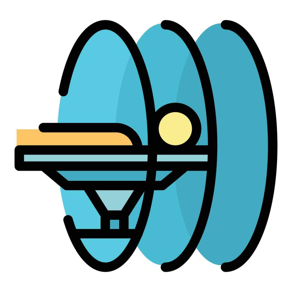 Medicare mri icon vector flat