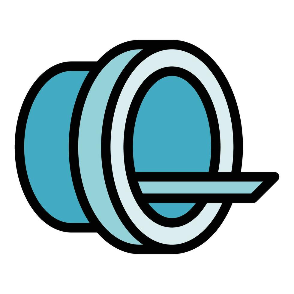 Mri icon vector flat