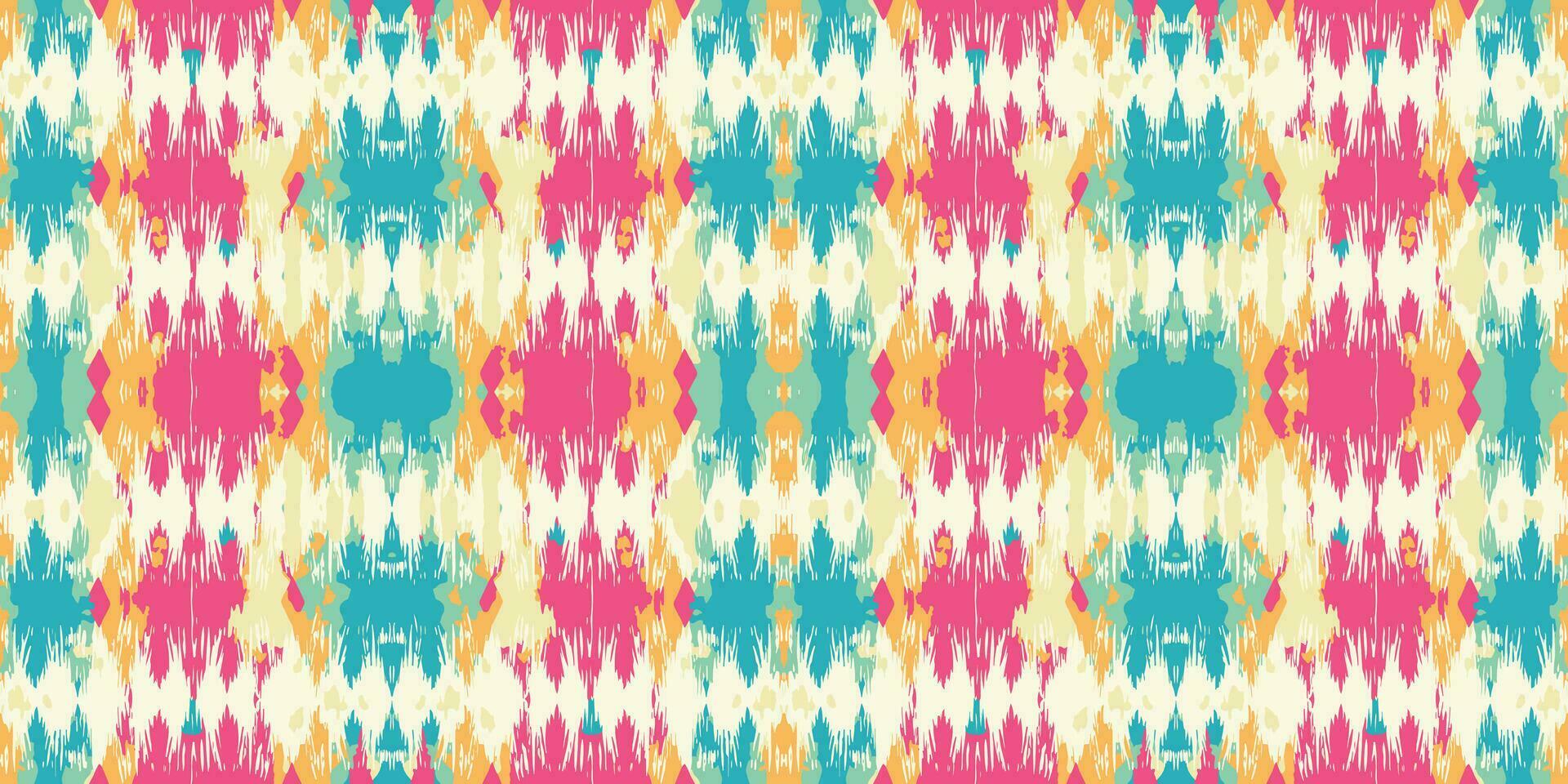Seamless batik pattern,Seamless tribal batik pattern,and Seamless colorful pattern resemble ethnic boho, Aztec,and ikat styles.designed for use in wallpaper,fabric,curtain,carpet,Batik Embroidery vector