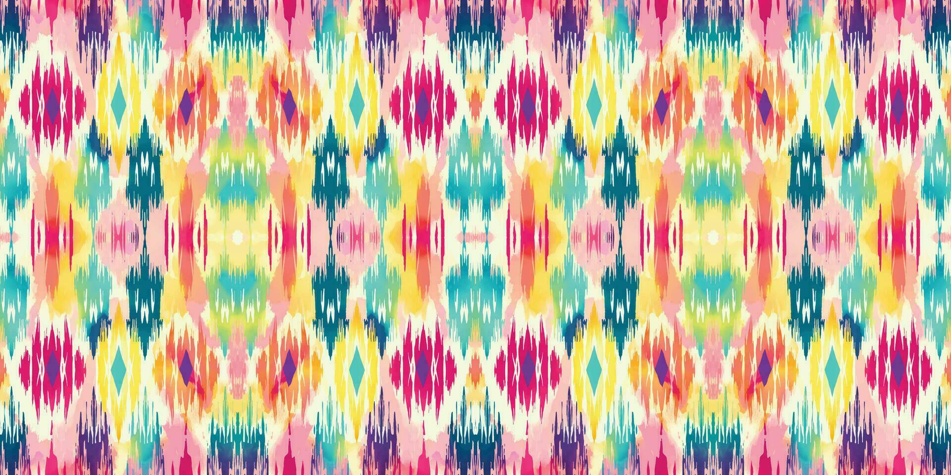 Seamless batik pattern,Seamless tribal batik pattern,and Seamless colorful pattern resemble ethnic boho, Aztec,and ikat styles.designed for use in wallpaper,fabric,curtain,carpet,Batik Embroidery vector