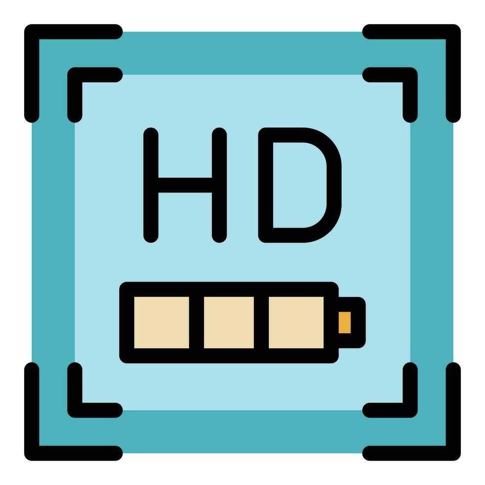 Hd video quality icon vector flat 27151799 Vector Art at Vecteezy