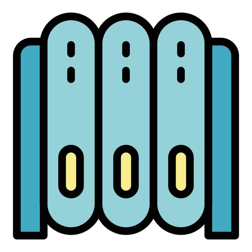 Memory card server icon vector flat