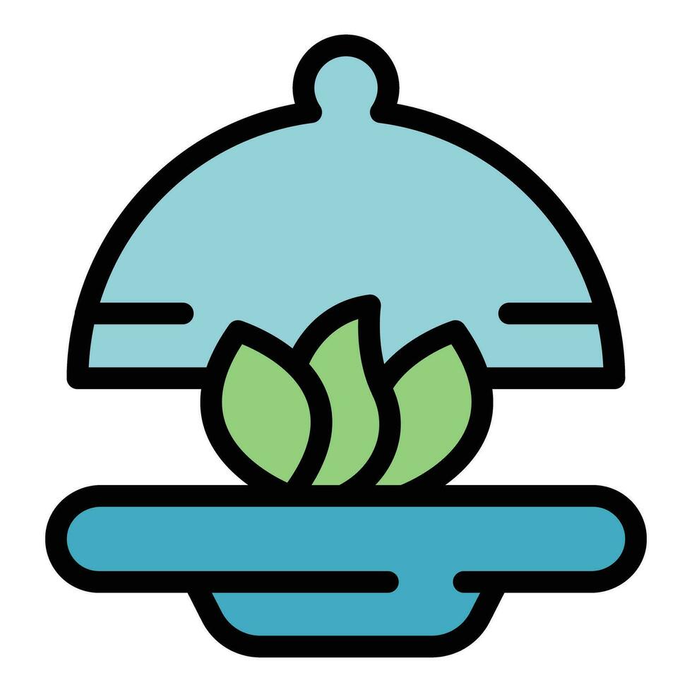 Diet food icon vector flat