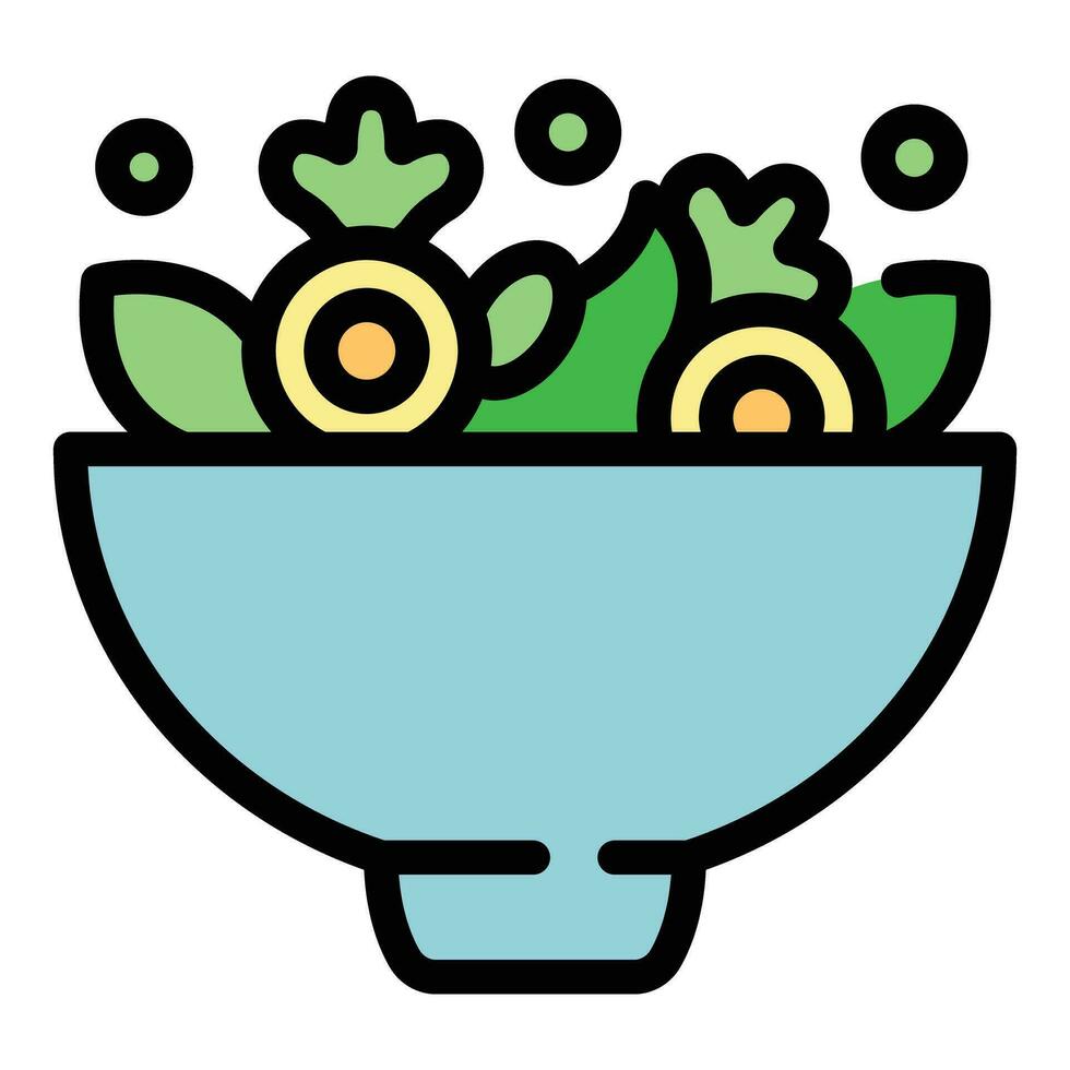 Vegan nutrition icon vector flat