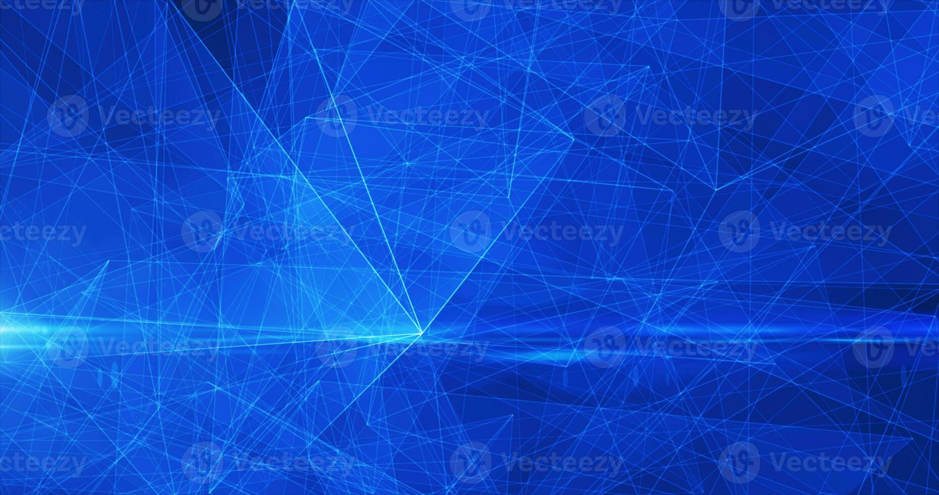 Abstract blue lines glowing high tech digital energy abstract background photo
