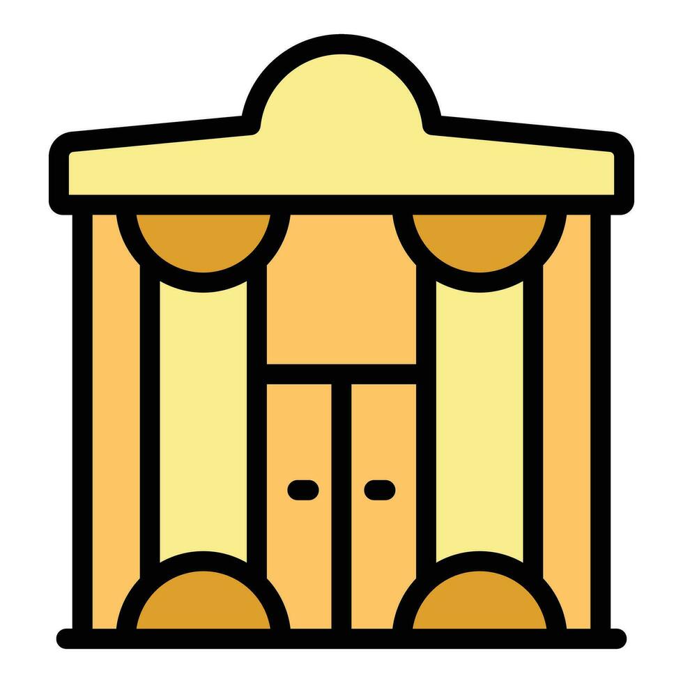 Account disclaimer icon vector flat