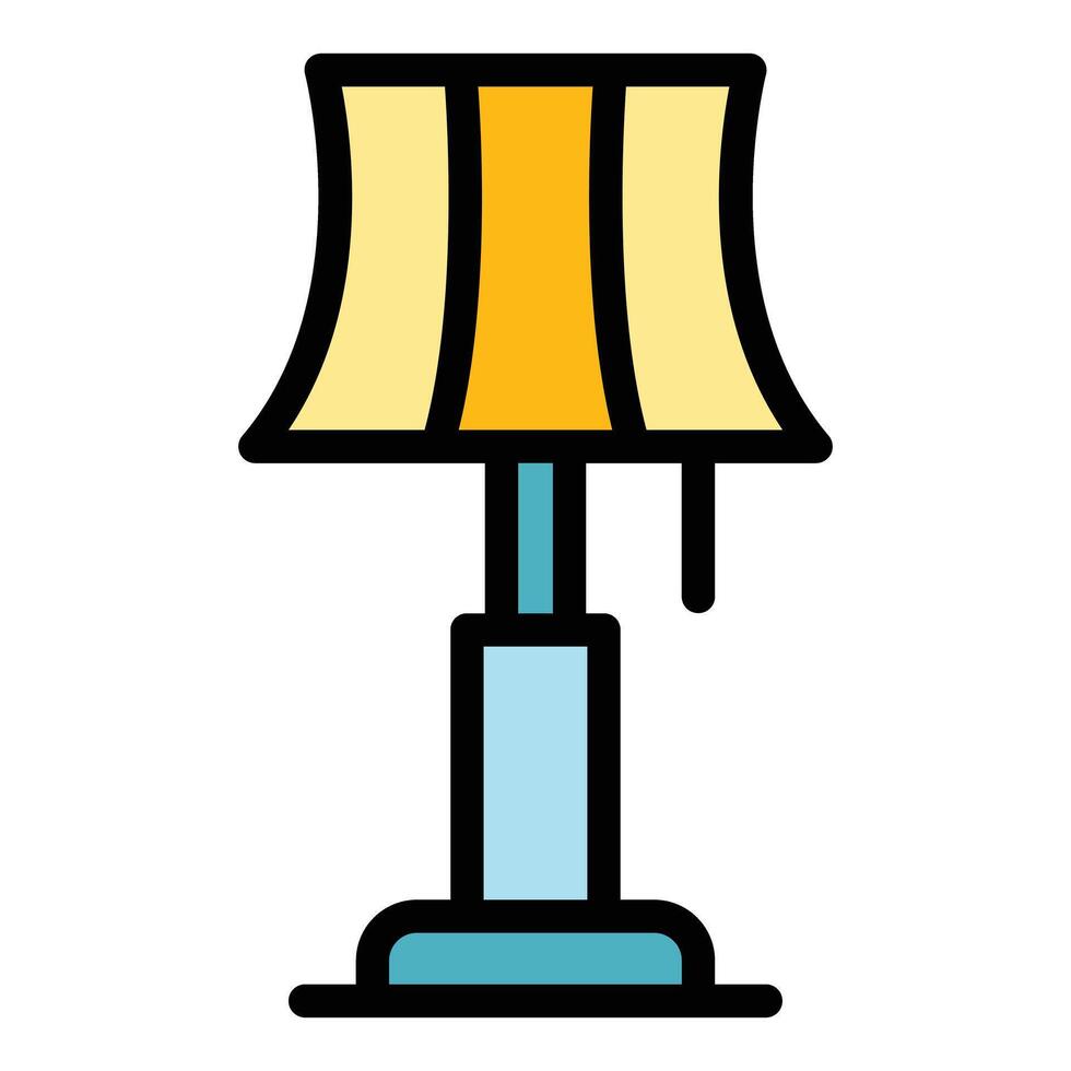 casa lámpara icono vector plano