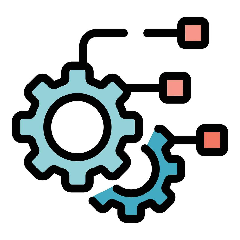 Gear wheel icon vector flat 27152563 Vector Art at Vecteezy