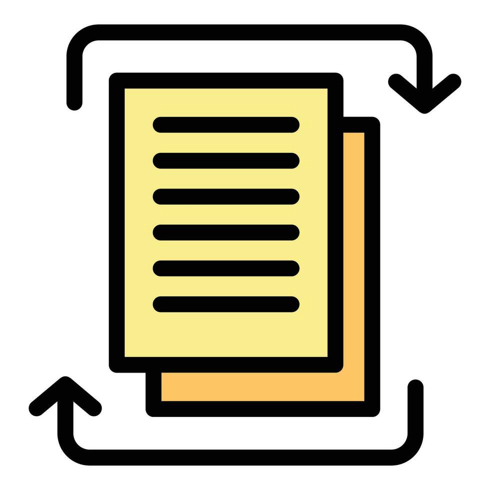File report icon vector flat