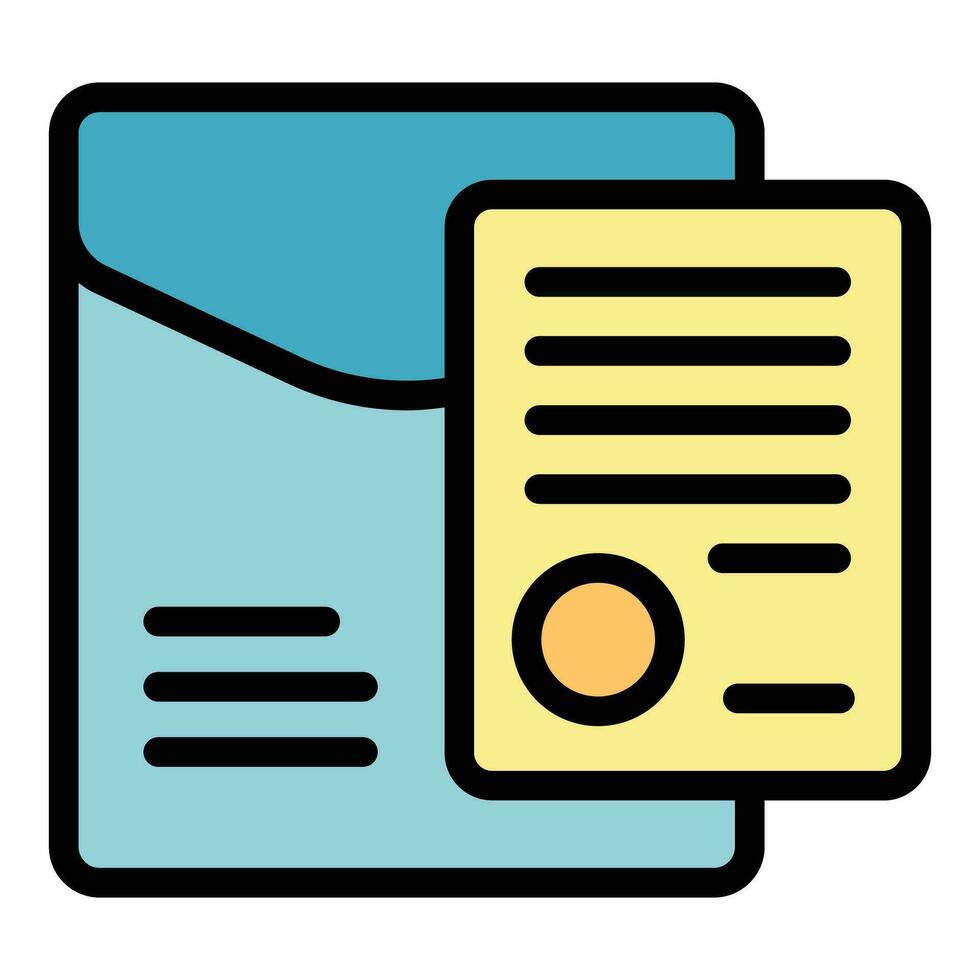 Compliance disclaimer icon vector flat